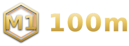 100m โลโก้